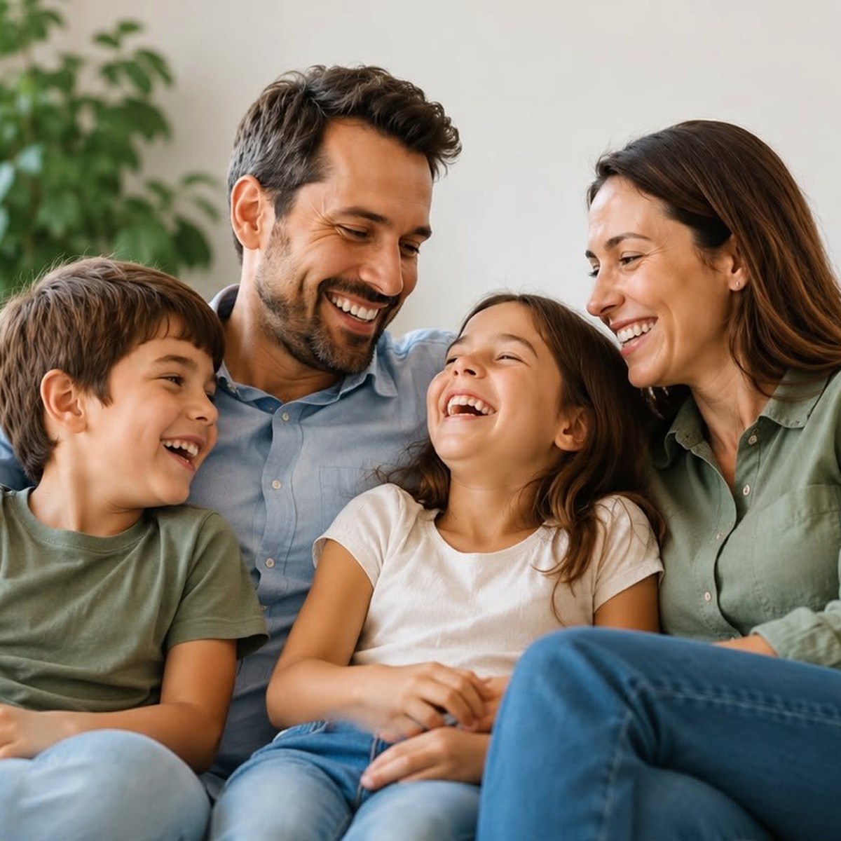 Familia asesorada por Compará Salud